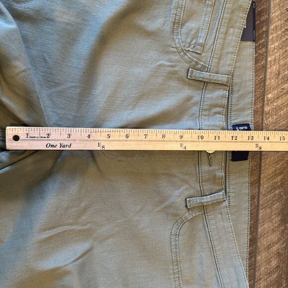 NWT Gap Mid Rise Stretch Skinny Green Denim Legging Size 16/33 - Picture 5 of 12